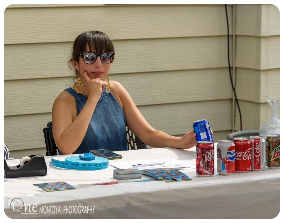 woman in shades thinking