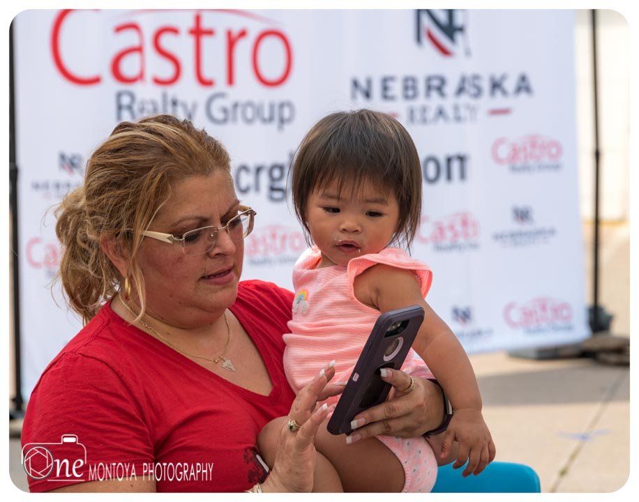 mother and daughter smiling