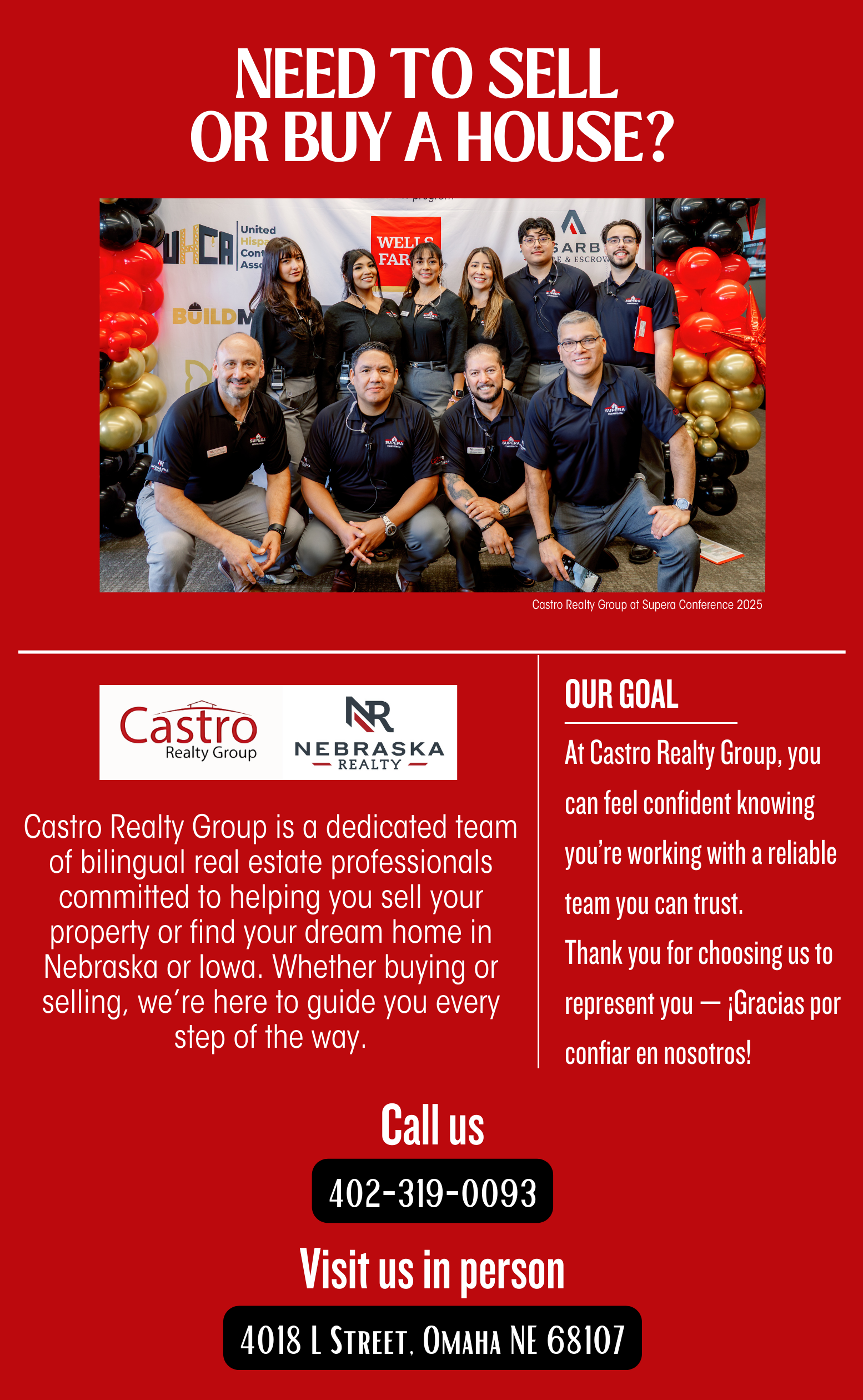 Need to sell or buy a house in Omaha