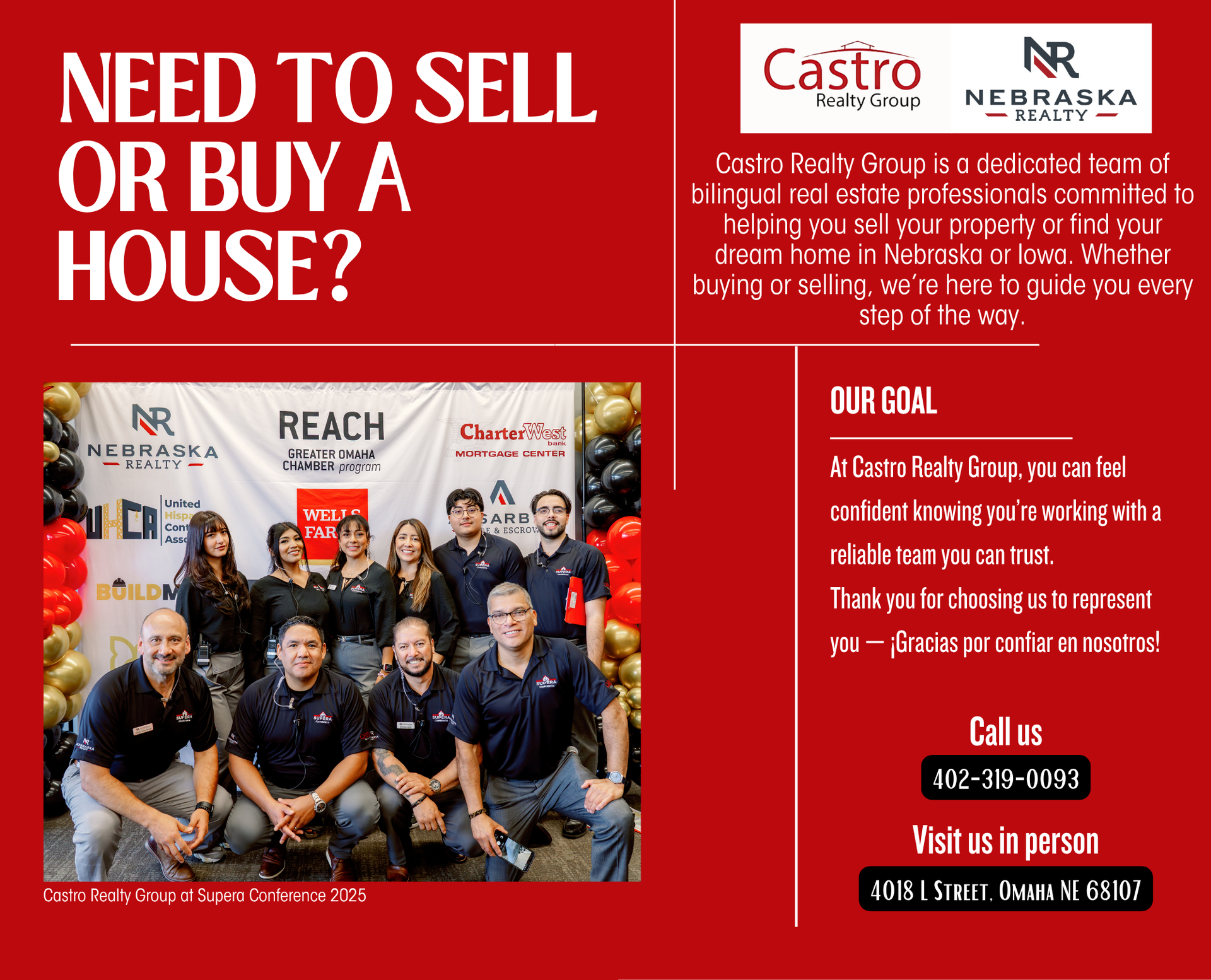 Need to sell or buy a house in Omaha