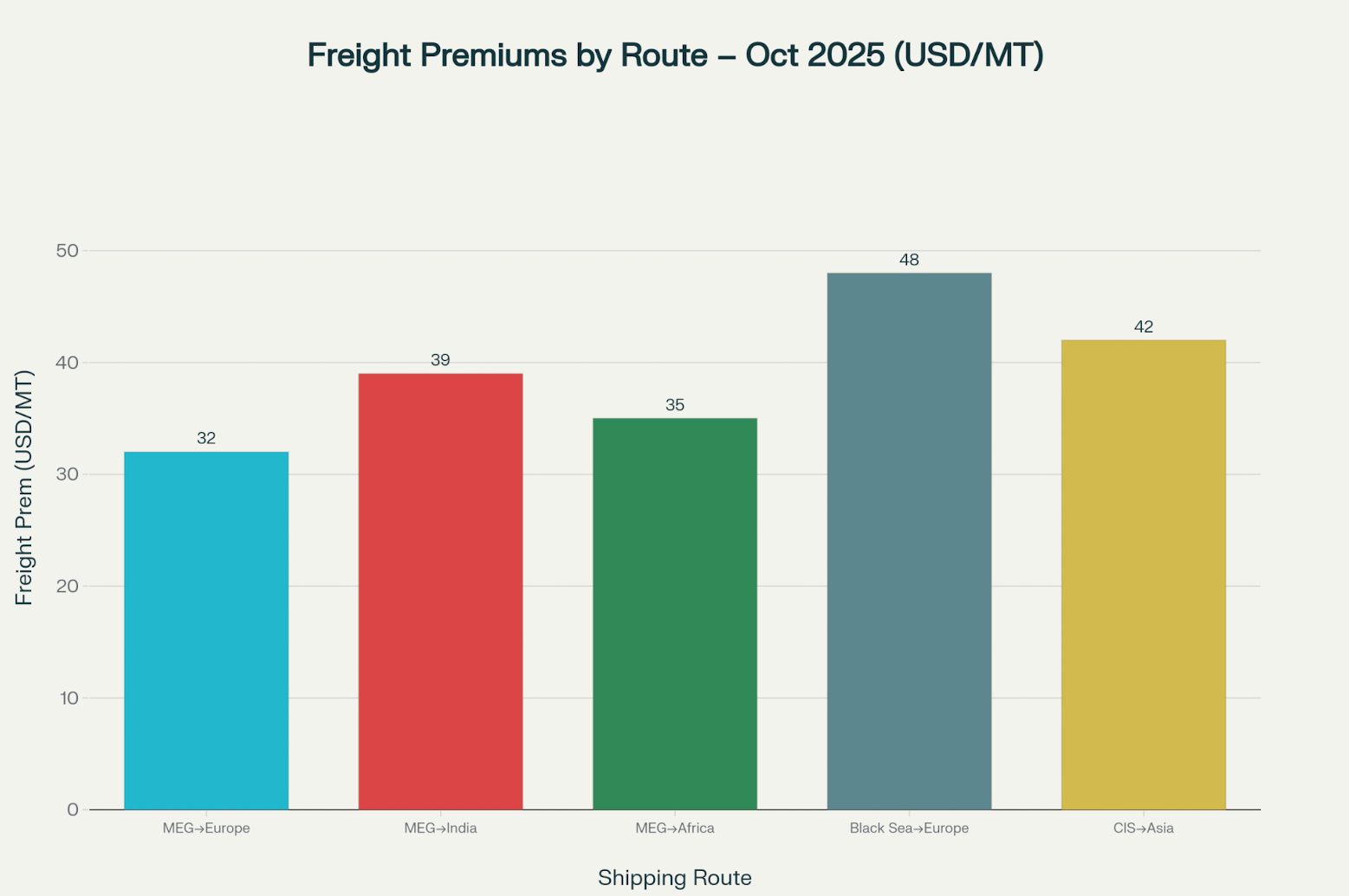 Freight Premiums & Delivered Price Impacts