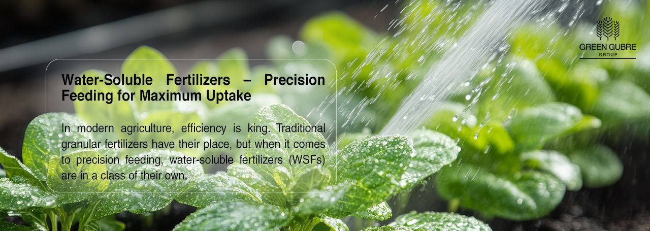 Water-Soluble Fertilizers – Precision Feeding for Maximum Uptake
