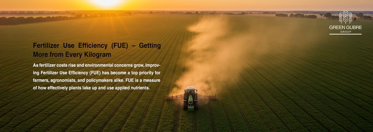 Fertilizer Use Efficiency (FUE) – Getting More from Every Kilogram