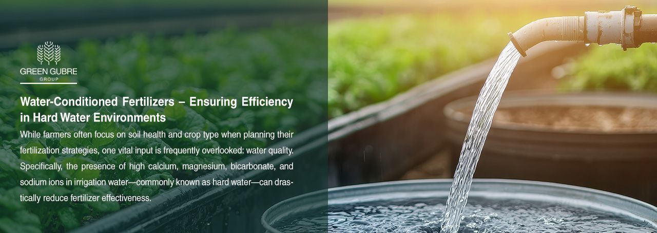 Water-Conditioned Fertilizers – Ensuring Efficiency in Hard Water Environments
