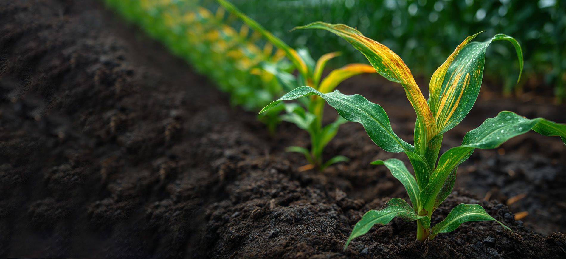 Foliar application of biofortified fertilizer on wheat to improve grain zinc and iron content