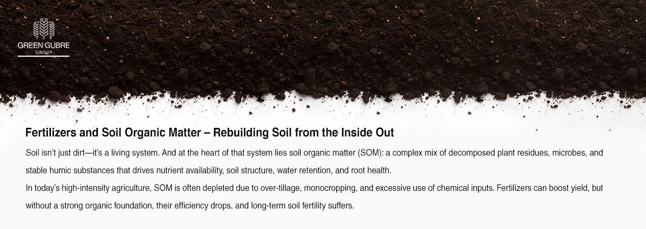 Fertilizers and Soil Organic Matter – Rebuilding Soil from the Inside Out