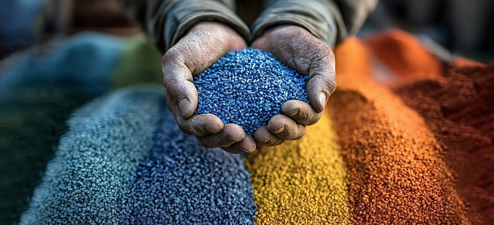 Green leaves recovering from chlorosis after iron fertilizer application