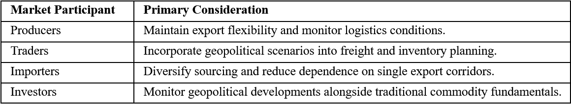 Strategic Implications for Market Participants