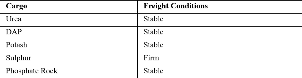 Dry Bulk Freight Assessment
