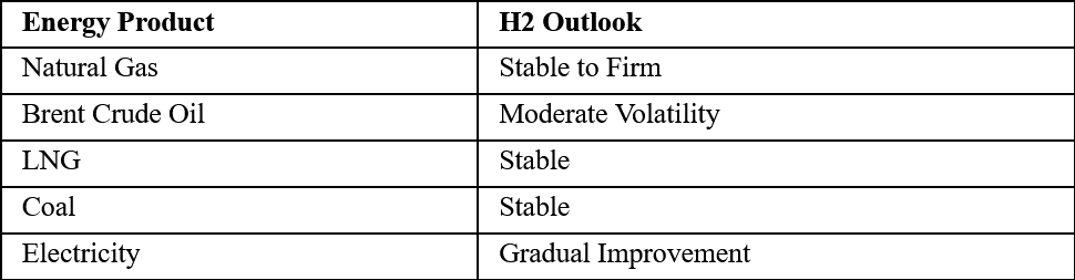 Outlook by Energy Segment