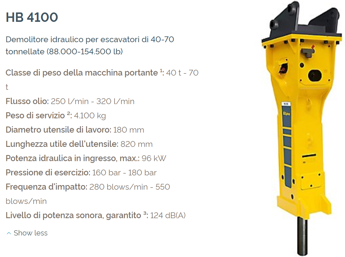 Demolitore HB 4100