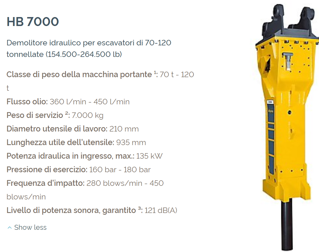 Demolitore HB 7000