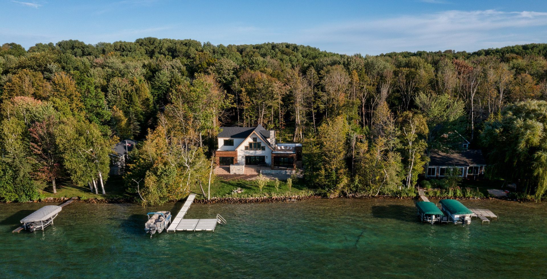 torch lake dockside dining michigan