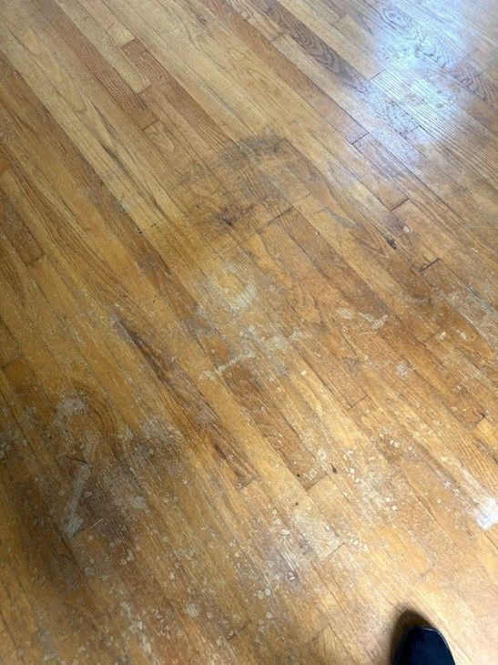 Dirty Hardwood Flooring — Piedmont, OK — America United Carpet Services