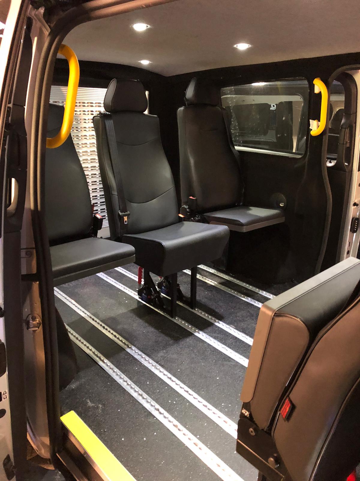 Seat manufacture for taxi conversion 
