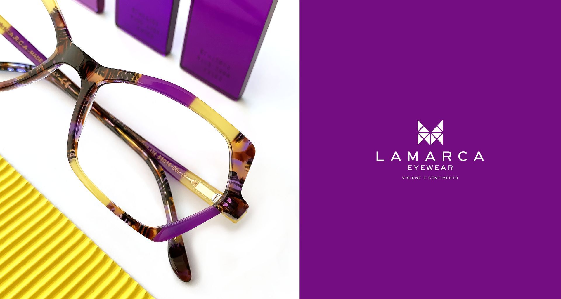 occhiali La Marca viola