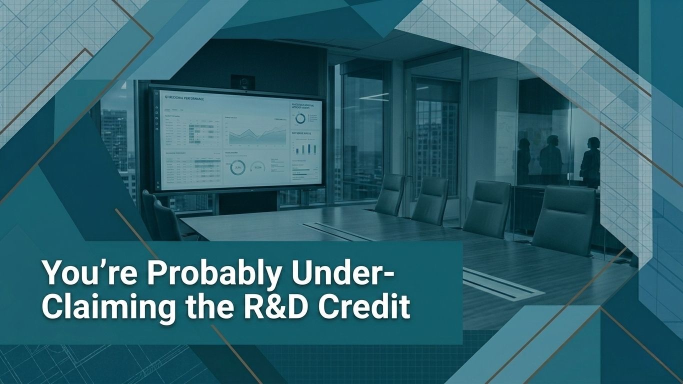 Engineering Solutions? You May Be Generating Tax Credits.
