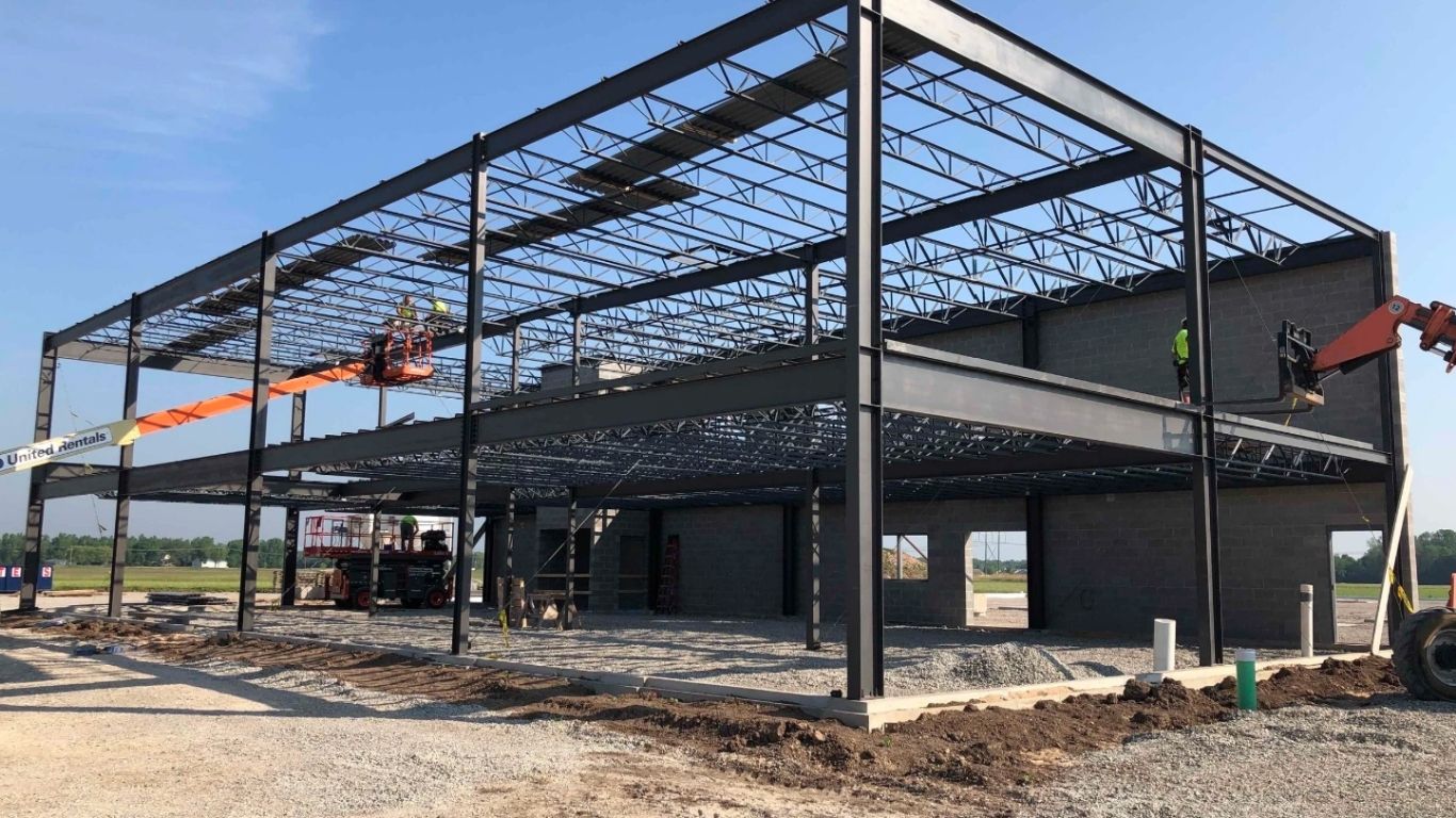 Commercial construction site in The Woodlands Texas — FPACPA serves construction companies throughout Greater Houston