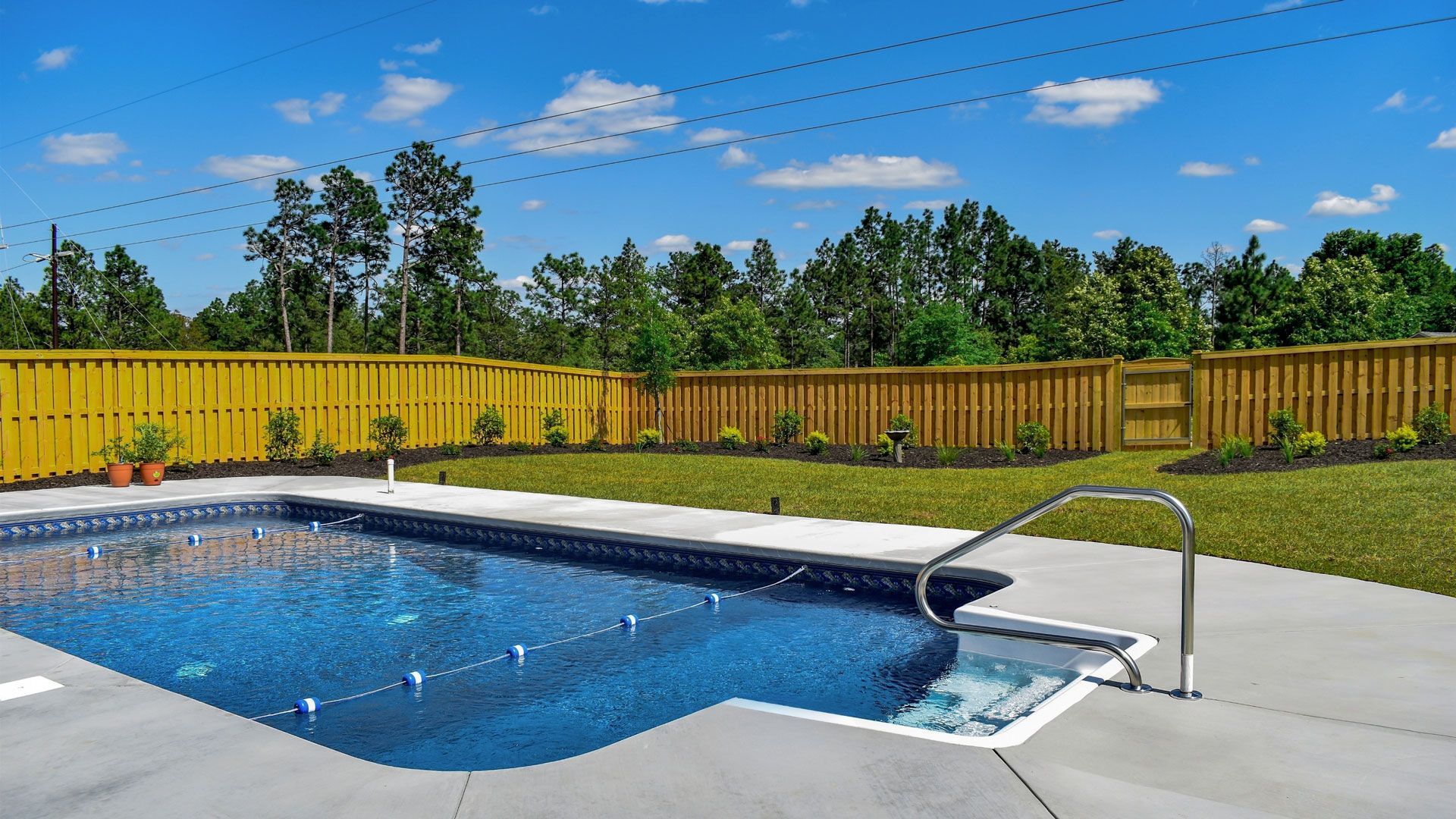 Landscaping features