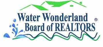 The logo for the water wonderland board of realtors