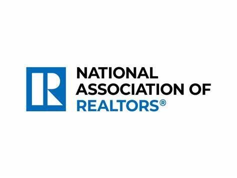 The national association of realtors logo is blue and black on a white background.