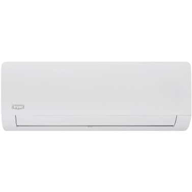 White Bryant ductless mini-split air conditioner mounted on a wall. It has a rectangular shape with a horizontal vent.