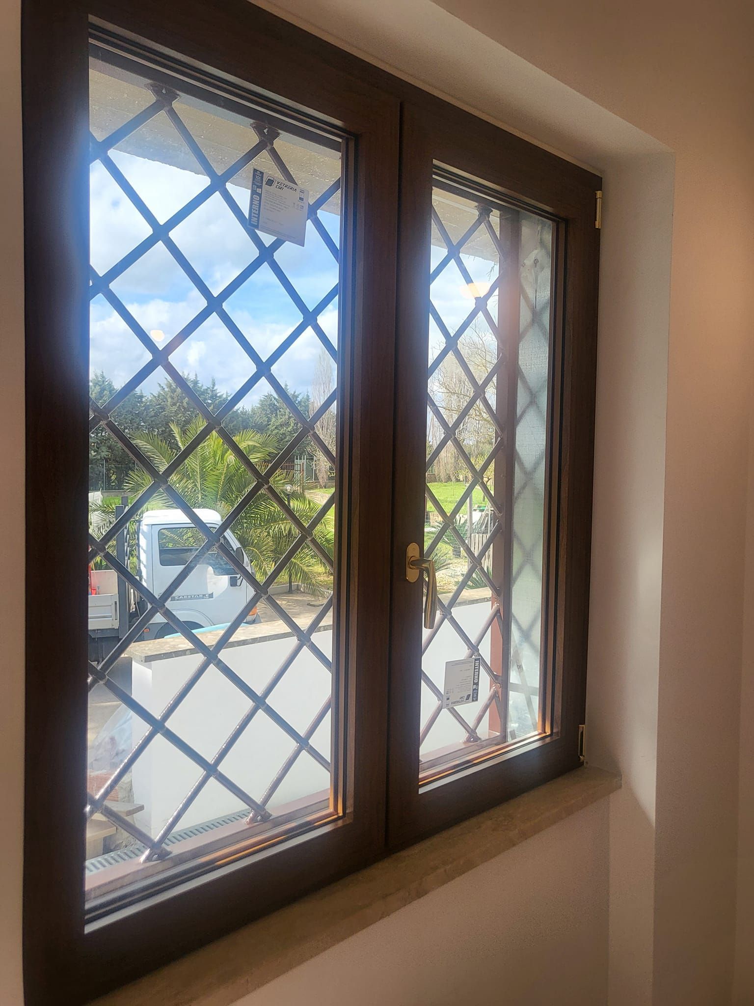 finestra in alluminio/legno