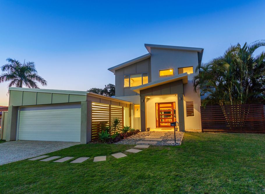 residential house with green lawn yard