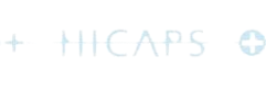 A white background with the word hicaps on it