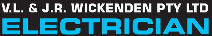 v l and j r wickenden pty ltd electrician logo