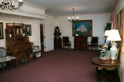 Interior view of Emmerson-Bartlett Memorial Chapel Redlands, CA