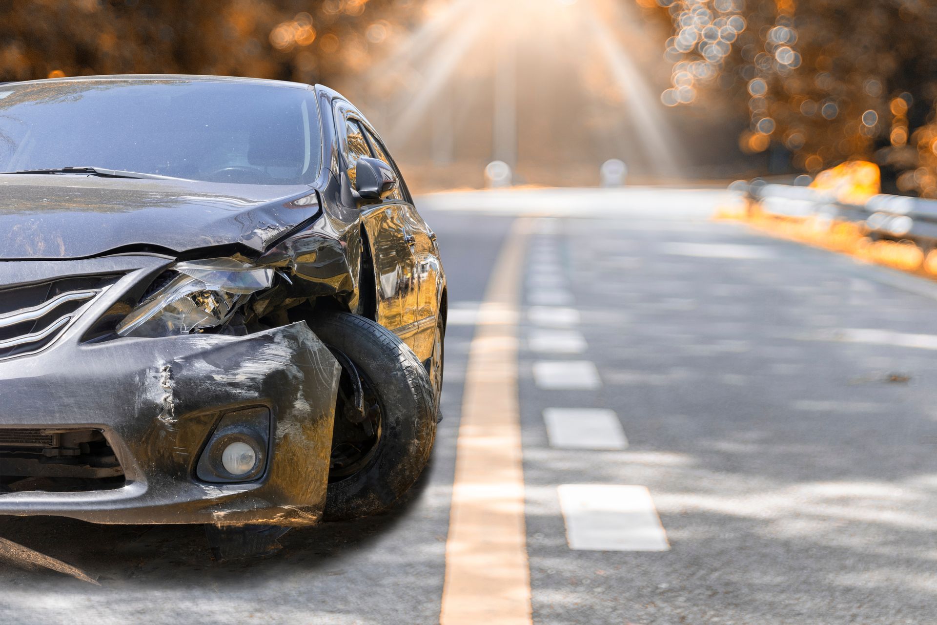 car involved in a hit and run