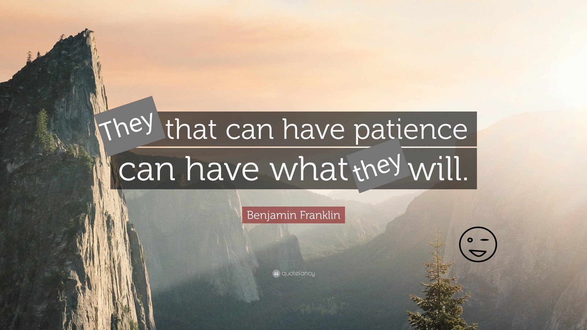 Ben franklin quote about patience