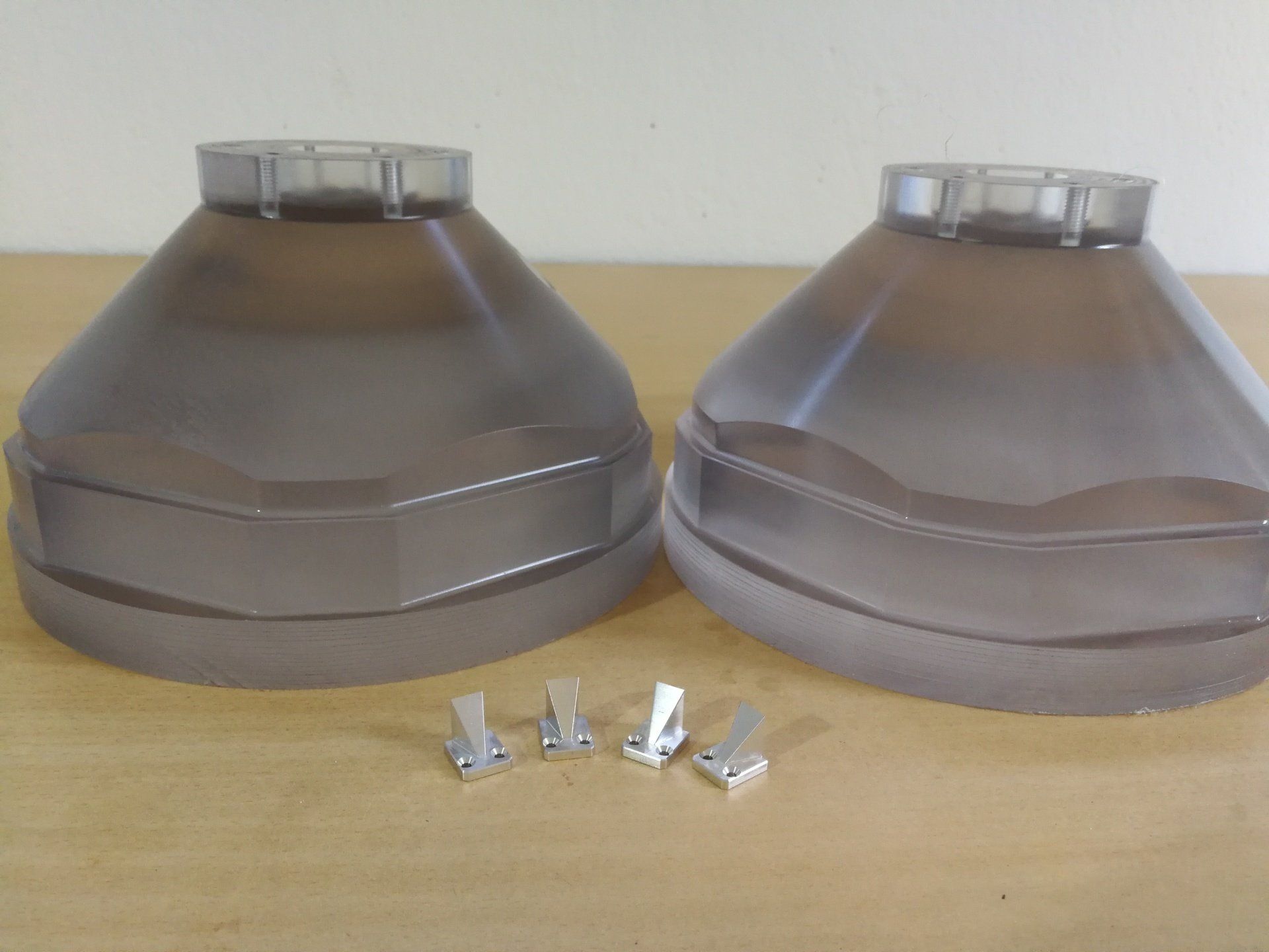 Kunststoff und Aluminium Werkstück