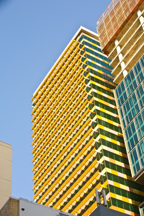 new building constructed with aluminium