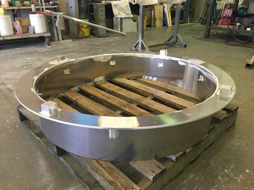 circular aluminium fabrication