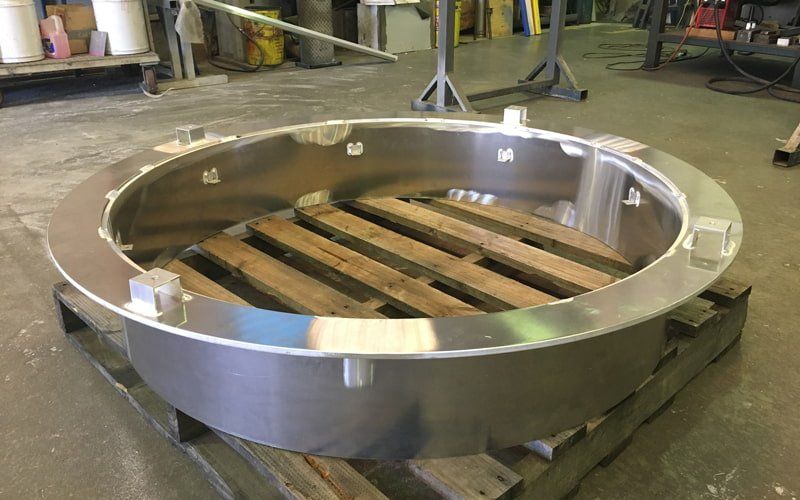 circular aluminium fabrication