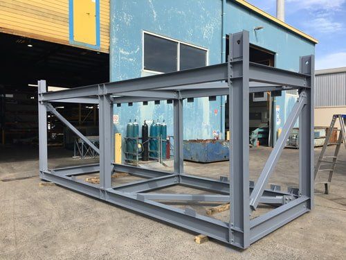 large steel cross beam