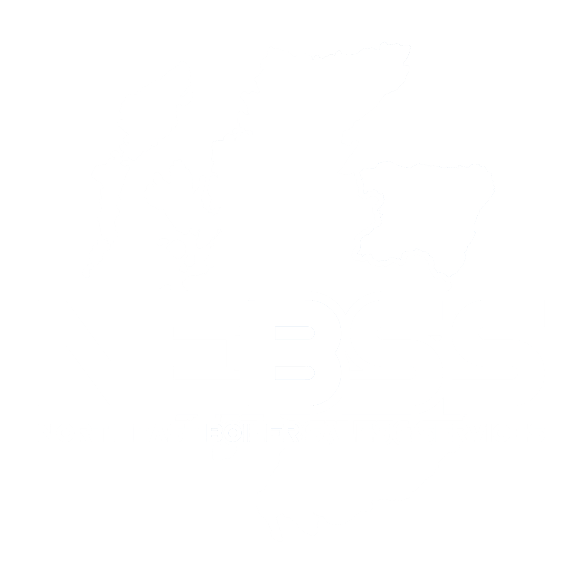 North East Boiler Sales and Services White Logo