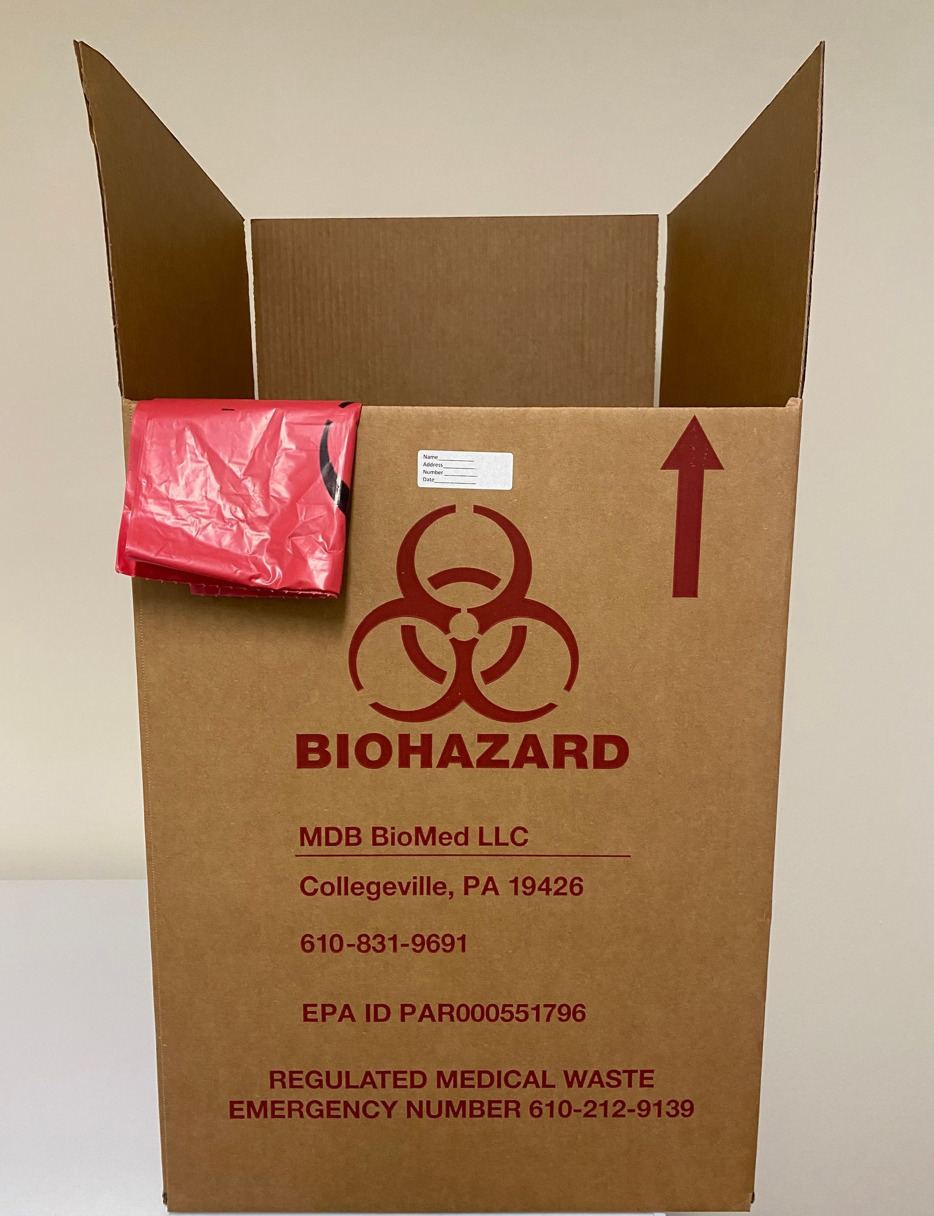 Biohazard Box — Collegeville, PA — MDB Biomed LLC