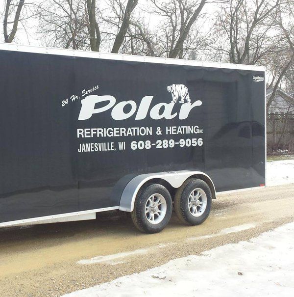Polar Refrigeration & Heating Inc Service Truck — Janesville, WI — Polar Refrigeration & Heating Inc