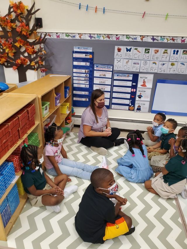 Teacher and Kids — Trenton, NJ — Forrest Valley Day Care Inc.