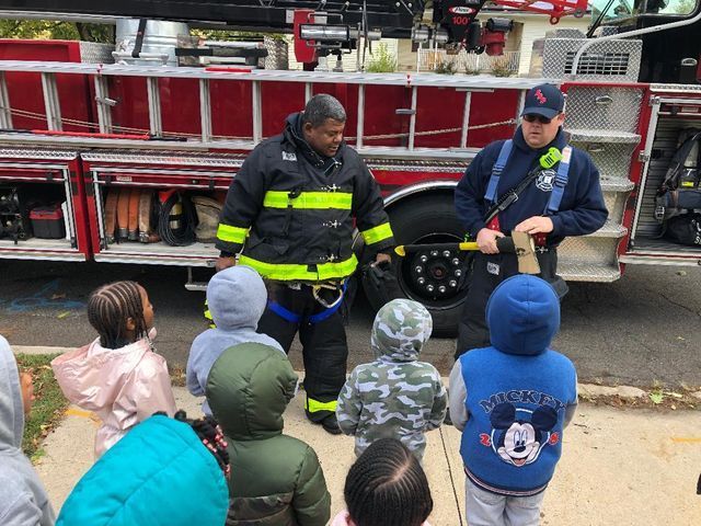 Learning Fire Truck — Trenton, NJ — Forrest Valley Day Care Inc.