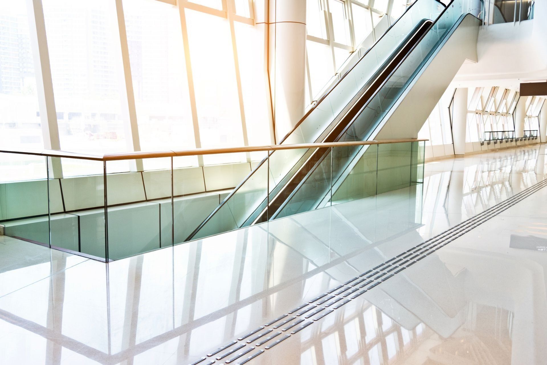 parapetti scale in vetro