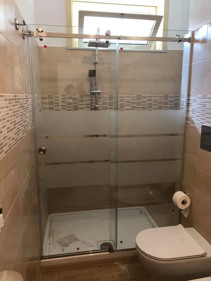 box doccia con vetro scorrevole