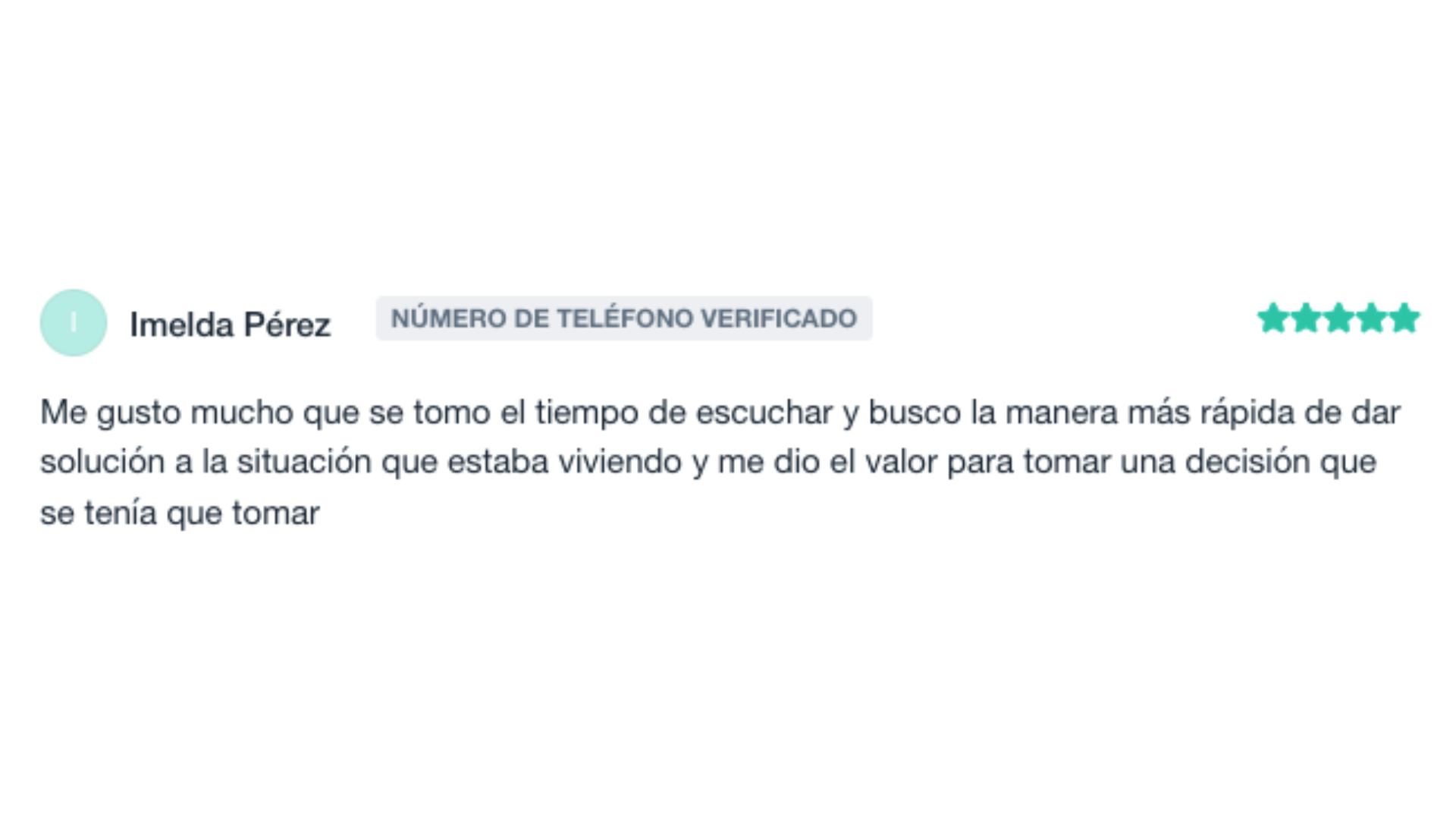 Reseña positiva del Psicólogo Marco Rosas