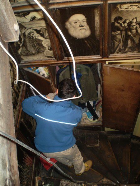 intervento di restauro di un monumento