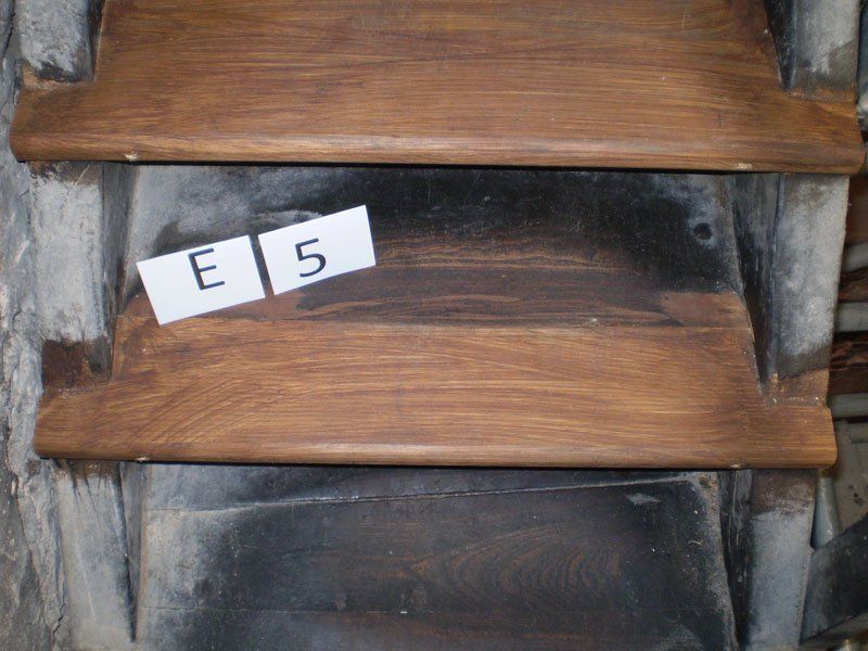 gradini di scala da restaurare