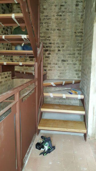 intervento restauro scalinata storica