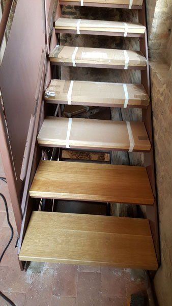 intervento restauro scale